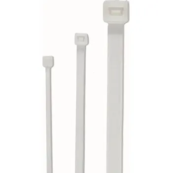 Stahovací páska Vázací páska bílá 1000 x 12,5 mm (50 ks) 181395