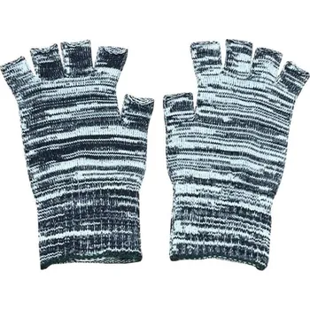 Pracovní rukavice RUKAVICE TEXTILNÍ pletené nylon bezprsté ANTICut HT 2 Fingerless šedá-bílá 7 (S)