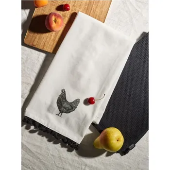 Utěrka Sinsay - Sada 2 kuchyňských utěrek - černá - 717GH-99X - 717GH-99X-ONE