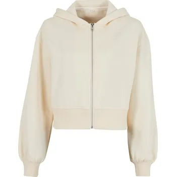 Dámská mikina Build Your Brand Dámská mikina Short Oversized Krémová XL