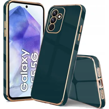 Pouzdro na mobilní telefon Kryt Zadní Kryt Hero Case pro Samsung Galaxy A55 zelený