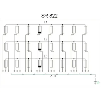 modulární přístroj a rozvaděč 54482263 skříň SR822/NKW2 - DCK (54482213+564220121)