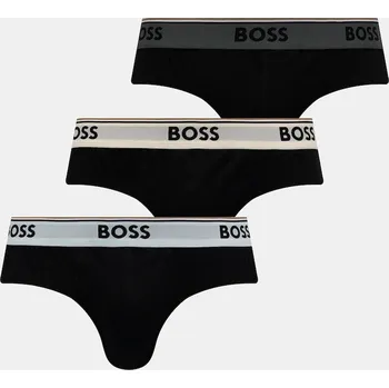 Boxerky Spodní prádlo BOSS Brief 3P Power 3-pack 50531681 černá 99C, vel. S