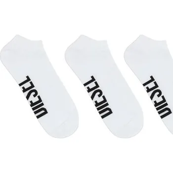 Pánské ponožky PONOŽKY DIESEL SKM-GOST-3-PACK SOCKS WHITE