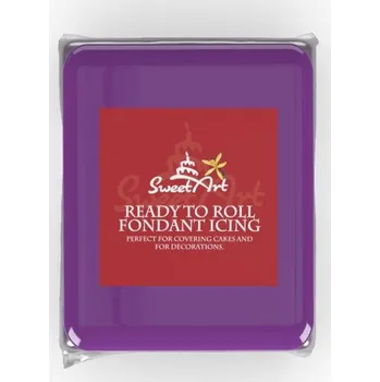 SweetArt potahovací a modelovací hmota vanilková Violet (250g)