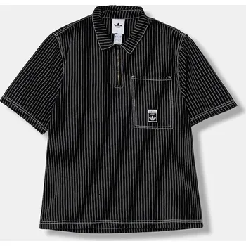 Bavlněné polo tričko adidas Originals Graphic Lo Sh JW0171 černá 99X, vel. L