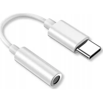 Audio kabel ADAPTÉR PŘEVODNÍK MINI JACK 3,5MM NA USB-C KABEL PRO SAMSUNG IPHONE