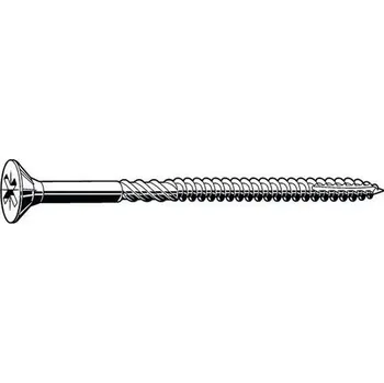 Vrut MAXXFAST univerzální vrut do dřeva se zápustnou hlavou s křížovou drážkou Pozidriv Ocel Pozinkované 4X60MM (45)