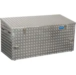 Přepravní box z hliníkového slzičkového plechu, objem 883 litrů