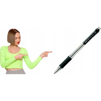 Propiska automatická černá UNI