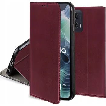 Pouzdro na mobilní telefon Flipové pouzdro Hero Case pro Motorola Moto G35 červené