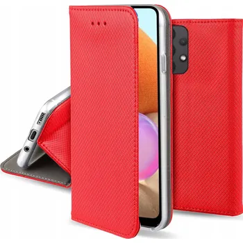 Pouzdro na mobilní telefon Flipové pouzdro Hero Case pro Samsung Galaxy A32 4G červené