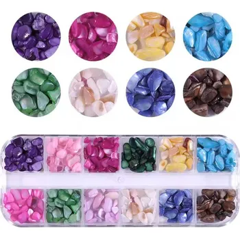 Dekorační perleťové plátky – sada barev