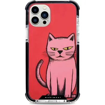 Pouzdro na mobilní telefon Odolný obal Mobiwear MagSafe Elite Bumper - Apple iPhone 12 Pro - D026D Kocourek - VÝPRODEJ (Odolný kryt, pouzdro, obal Mobiwear Elite Bumper na mobil Apple iPhone 12 Pro - D026D Kocourek, materiál Plast + TPU silikon + kov - zesílená ochrana telefonu,)