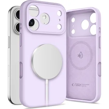 Náhradní kryt pro mobilní telefon Tech-Protect Silikonová ochrana Magsafe pro iPhone 17 Pro Max Mauve