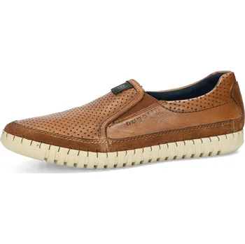 Pánské mokasíny Bugatti pánské kožené mokasíny - koňakové