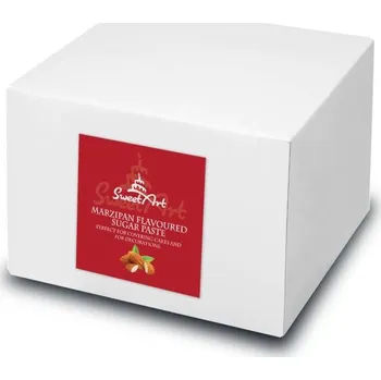 SweetArt - SweetArt potahovací a modelovací hmota s příchutí marcipánu White (6kg)