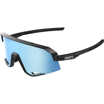 Sluneční brýle brýle 100% Slendale Youth - Matte Black/HiPER Blue Multilayer Mirror junior size