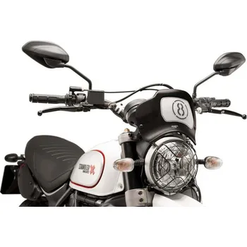 Plexi štít PUIG FRONTAL PLATE 9522C karbonový vzhled