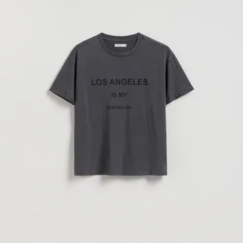 Dámské tričko Reserved - Tričko s potiskem - tmavě šedá - 513GA-90X - 513GA-90X-S