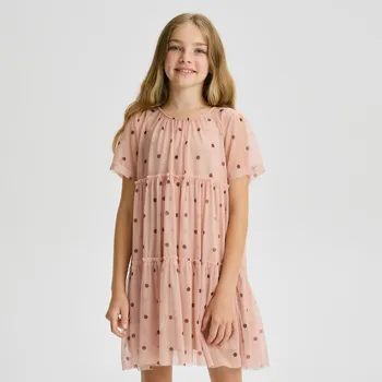 Dívčí šaty Reserved - Tylové šaty - tělová - 234FW-02X - 234FW-02X-U12