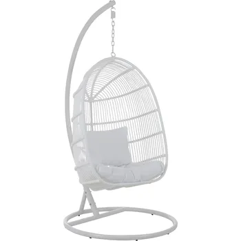 Závěsné křeslo J-line Bílé závěsné křeslo Oval