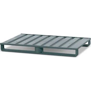 paleta Plochá paleta FP 12 z oceli, lakovaná, šedá