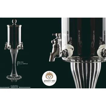 SKLENĚNÁ FONTÁNA NA ABSINTH - ILEX TRIO