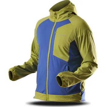 Pánská softshellová bunda Trimm ROCHE lime green/jeans blue