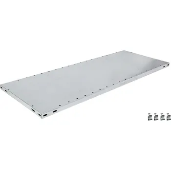 Dílenský regál Přídavná police SCHULTE, vč. 4 držáků police, zatížení 250 kg, 1300 x 500 mm