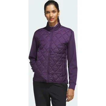 ADIDAS Prošívaná bunda na zip Ultimate365 XL FIALOVÁ