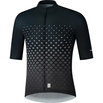 cyklistický dres SHIMANO BREAKAWAY dres krátký rukáv, pánský, námořnická modrá, L