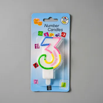 Dortová svíčka Dortová svíčka duhová č.3