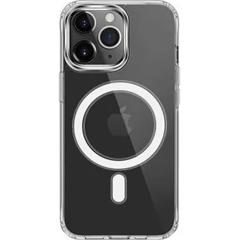 Pouzdro na mobilní telefon Ochranný kryt s MagSafe pro iPhone 15 Pro Max - čirý