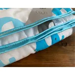 Primabag Zátežová deka Sloni 100x140 cm modrá