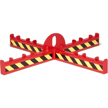 Obalový materiál Traverza pro pytle Big Bag, pro přepravu jeřábem, nosnost 1000 kg, červená