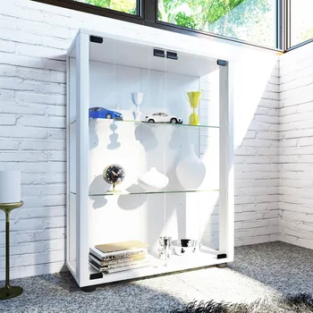 Komoda VCM Vitrína Sintalo, bílá 759422