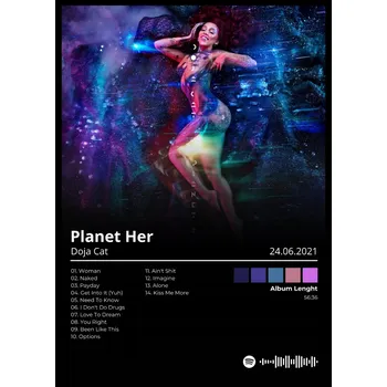 Obraz Plakát Dárek pro přítele nebo přítelkyni v nástěnném rámu A3.