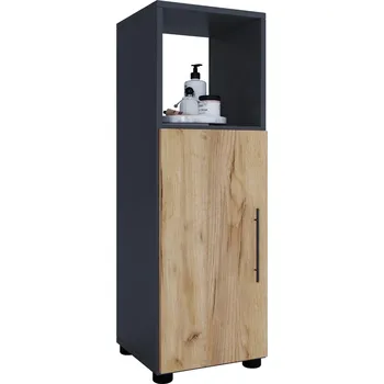 Koupelnový nábytek VCM Koupelnová střední skříňka Flandu, antracitová 486553