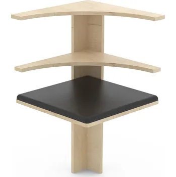 VCM Rohový spoj k jídelní lavici Esal, dub medový 487371