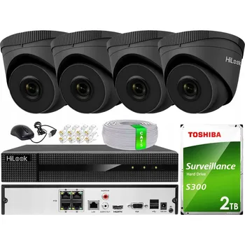 Bezpečnostní kamera Sada pro IP monitoring HiLook s PoE