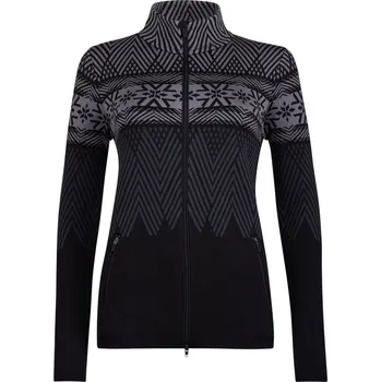 Cyklistické kalhoty Dámský svetr Newland N4 6704/0167 Lady Full Zip Black/Dark G