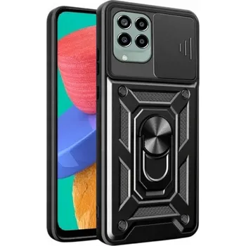Pouzdro na mobilní telefon Zadní Kryt gsmStyle pro Samsung Galaxy M33 5G, pancéřovaný + SKLO , černý