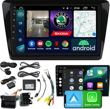 Autorádio AUTORÁDIO NCS RS-305 SKODA RAPID 2012-2020 ANDROID NAVIGACÍ
