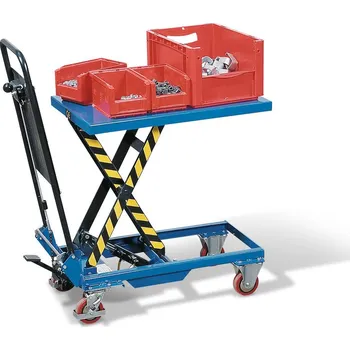Dílenský stůl Zvedací stolní vozík HTW 15, najížděcí nůžky