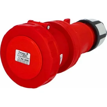 vypínač a zásuvka Hermetická Elektrická Zásuvka FAMATEL červená