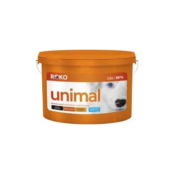 barva na zeď Rokospol Roko Unimal univerzální bílá barva pro interiéry Hmotnost: 15 kg
