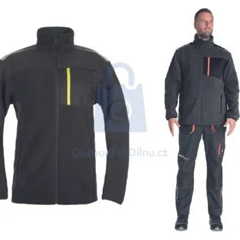 pracovní bunda Bunda pracovní fleecová EMERTON STR, CERVA šedá/oranžová, 3XL, balení 1 ks