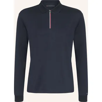 Pánská košile Tommy Hilfiger Pánská Žerzejová Polokošile Regular Fit, tmavě...