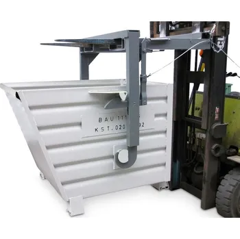 Stavební technika Přídavné zařízení na vzv pro přepravu a vyklápění 810 l výklopných kontejnerů